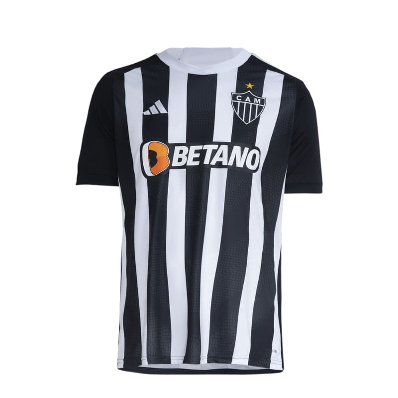 Camisa Atlético Mineiro I 24/25 - Torcedor Masculina - Preto e Branco