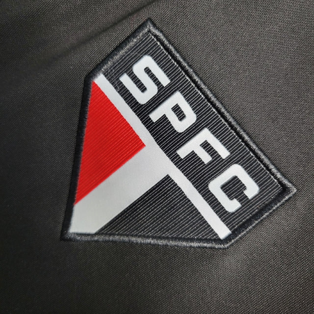 Jaqueta São Paulo 23/24 - Masculina - Preto | Escudo Bordado de Preto - Manto Elegante