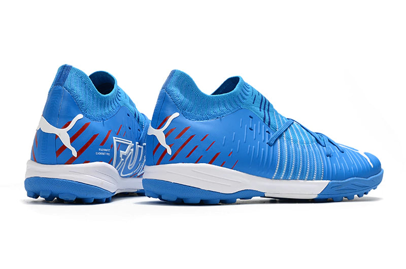 Chuteira de Society Puma Future Z 1.3 Teazer TF Azul - Manto Elegante