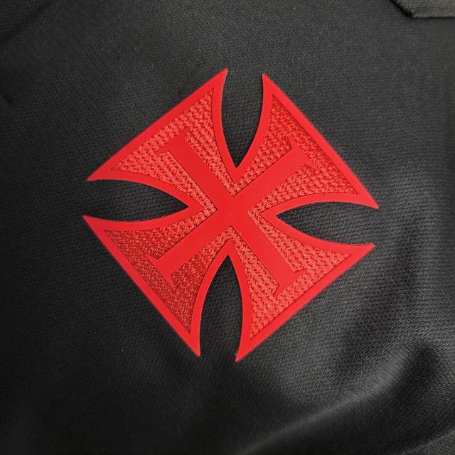 Camisa Polo Vasco da Gama 23/24 - Torcedor Masculino - Preto - Manto Elegante