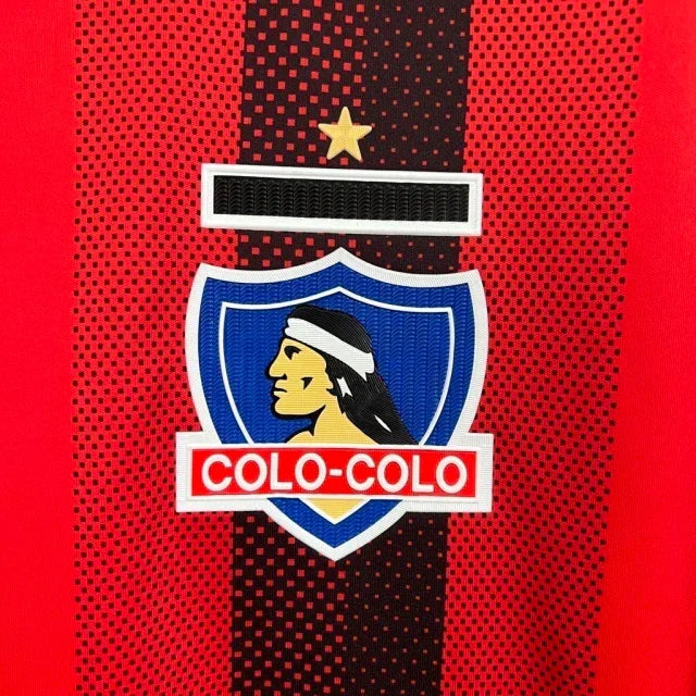 Camisa Colo-Colo II (Away) 23/24 - Torcedor Masculina - Vermelhto - Manto Elegante