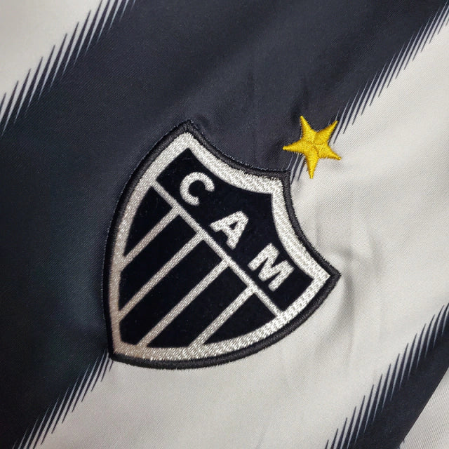 Camisa Retrô Atlético Mineiro I 2013 - Torcedor Masculina - Preto e Branco