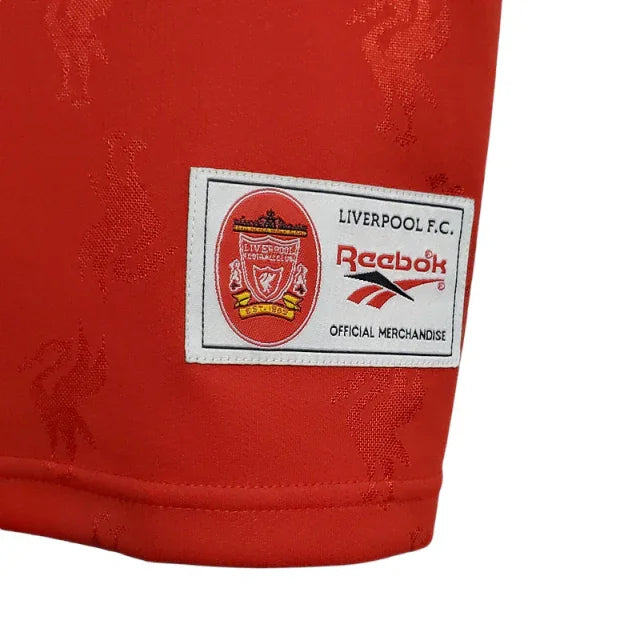 Camisa Retrô Liverpool I (Home) 1996 - Torcedor Masculina - Vermelho - Manto Elegante