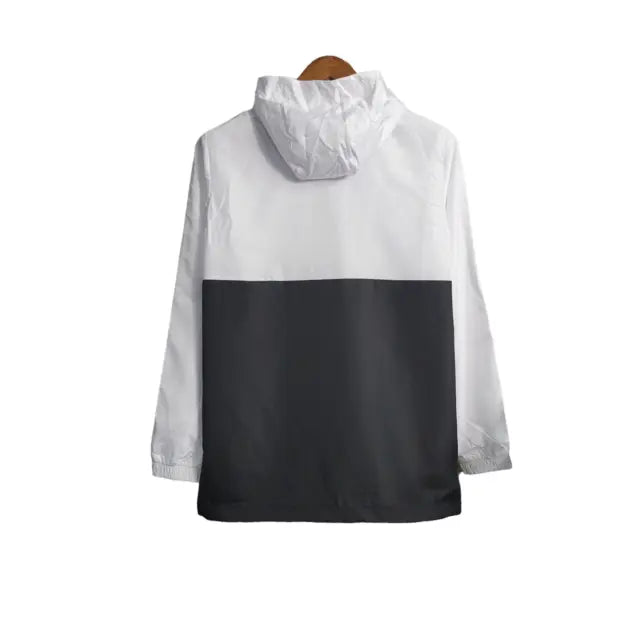 Jaqueta Corta-Vento São Paulo 23/24 - Masculina - Preto e Branco - Manto Elegante