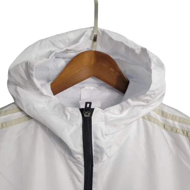 Jaqueta Corta-Vento São Paulo 23/24 - Masculina - Preto e Branco - Manto Elegante