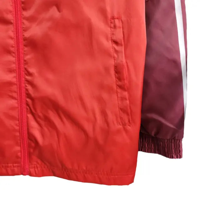 Jaqueta Corta-Vento São Paulo 23/24 - Masculina - Vermelho e Vinho - Manto Elegante