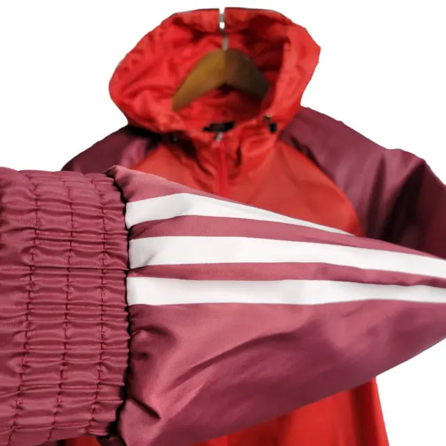 Jaqueta Corta-Vento São Paulo 23/24 - Masculina - Vermelho e Vinho - Manto Elegante