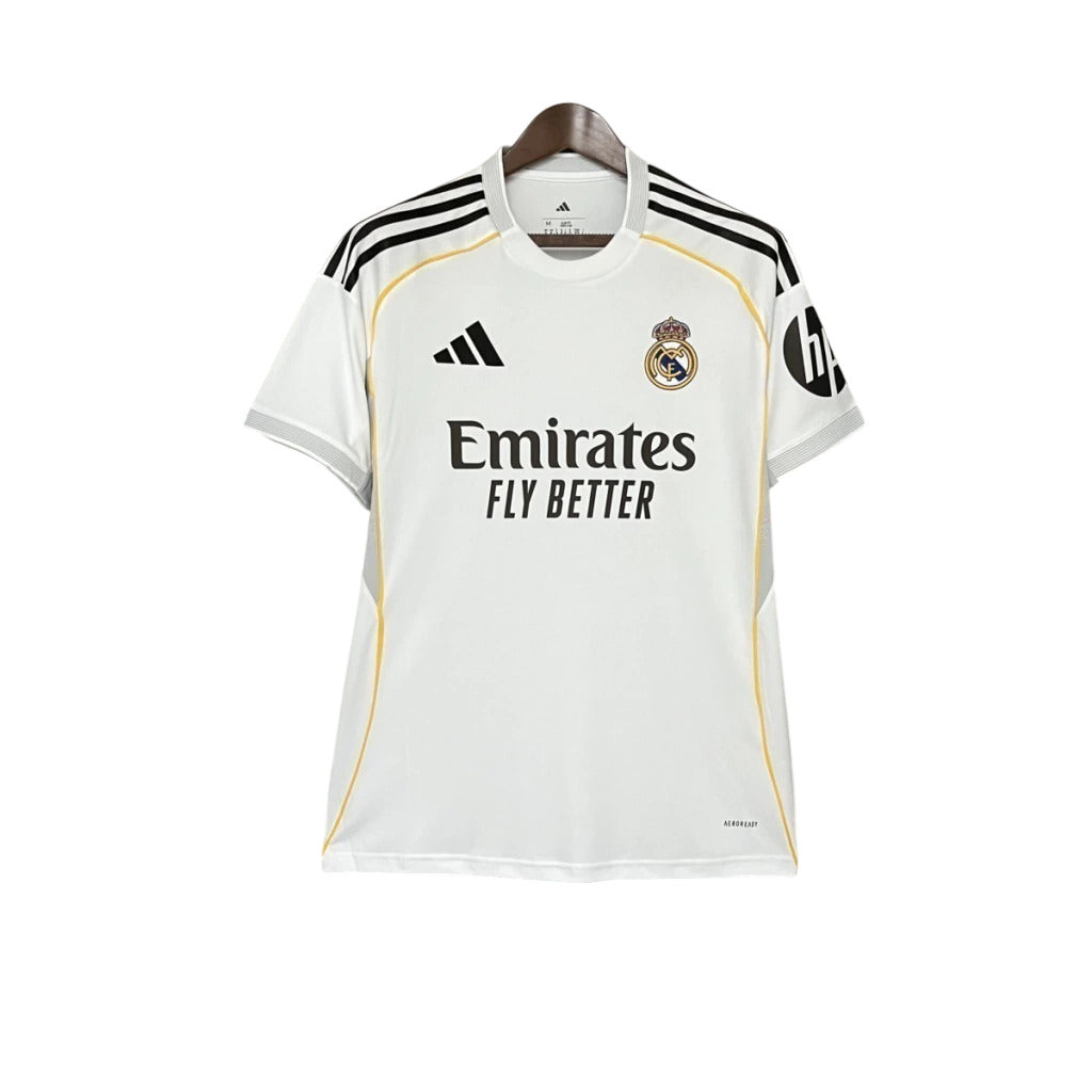 Camisa Real Madrid I (Home) 25/26 - Torcedor Masculina - Branco