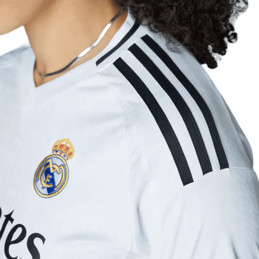 Camisa Real Madrid I (Home) 24/25 - Torcedor Feminina - Branco