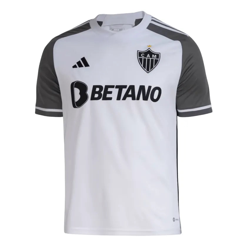Camisa Atlético Mineiro II 23/24 - Torcedor Masculina - Branco e Cinza