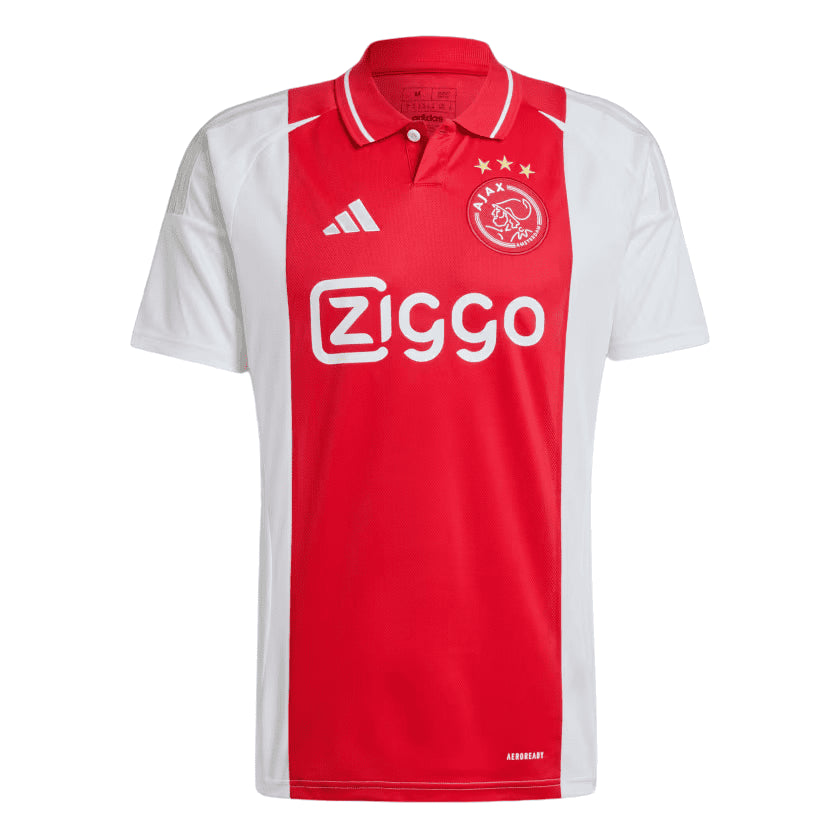 Camisa Ajax I (Home) 24/25 - Torcedor Masculina - Vermelho e Branco