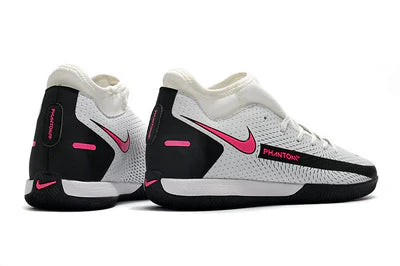 Chuteira de Futsal Nike Phantom GT II - Cinza e Rosa - Manto Elegante