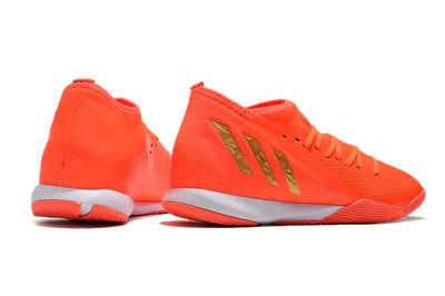 Chuteira de Futsal Adidas Predator Edge.3 - Laranja - Manto Elegante