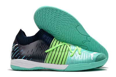 Chuteira de Futsal Puma Future Z 1.3 Verde e Preto - Manto Elegante
