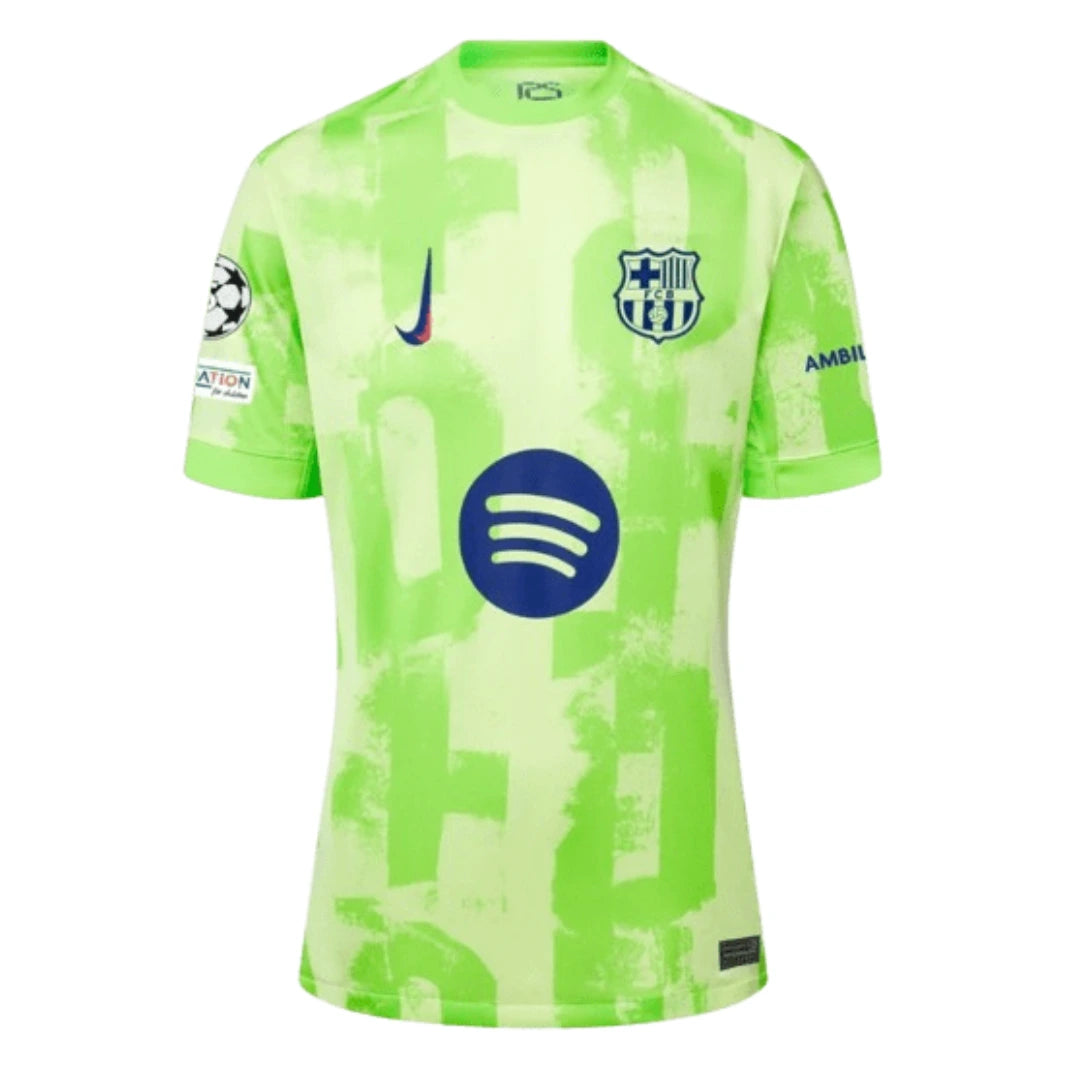 Camisa Barcelona III (Third) 24/25 - Torcedor Masculina - Verde