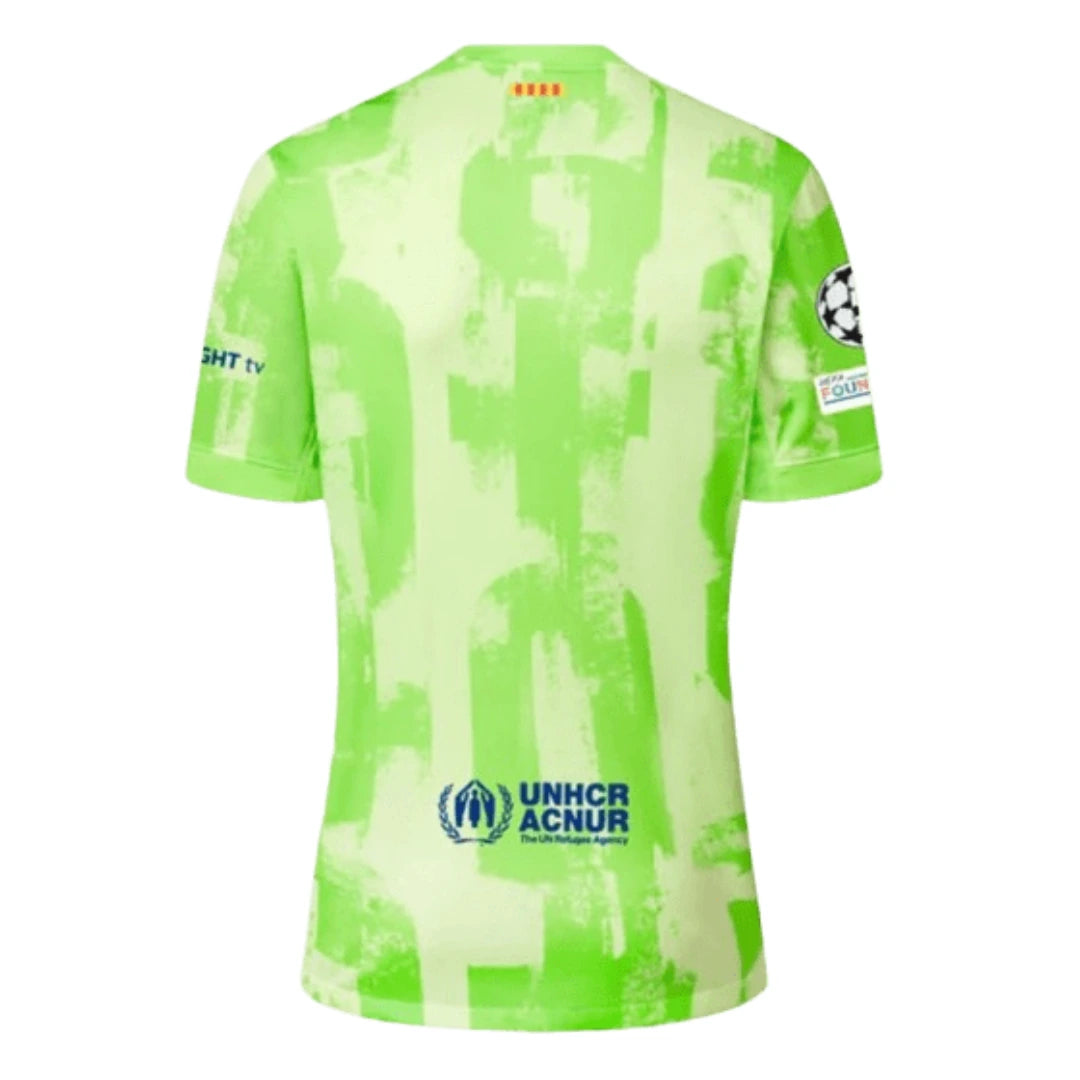 Camisa Barcelona III (Third) 24/25 - Torcedor Masculina - Verde