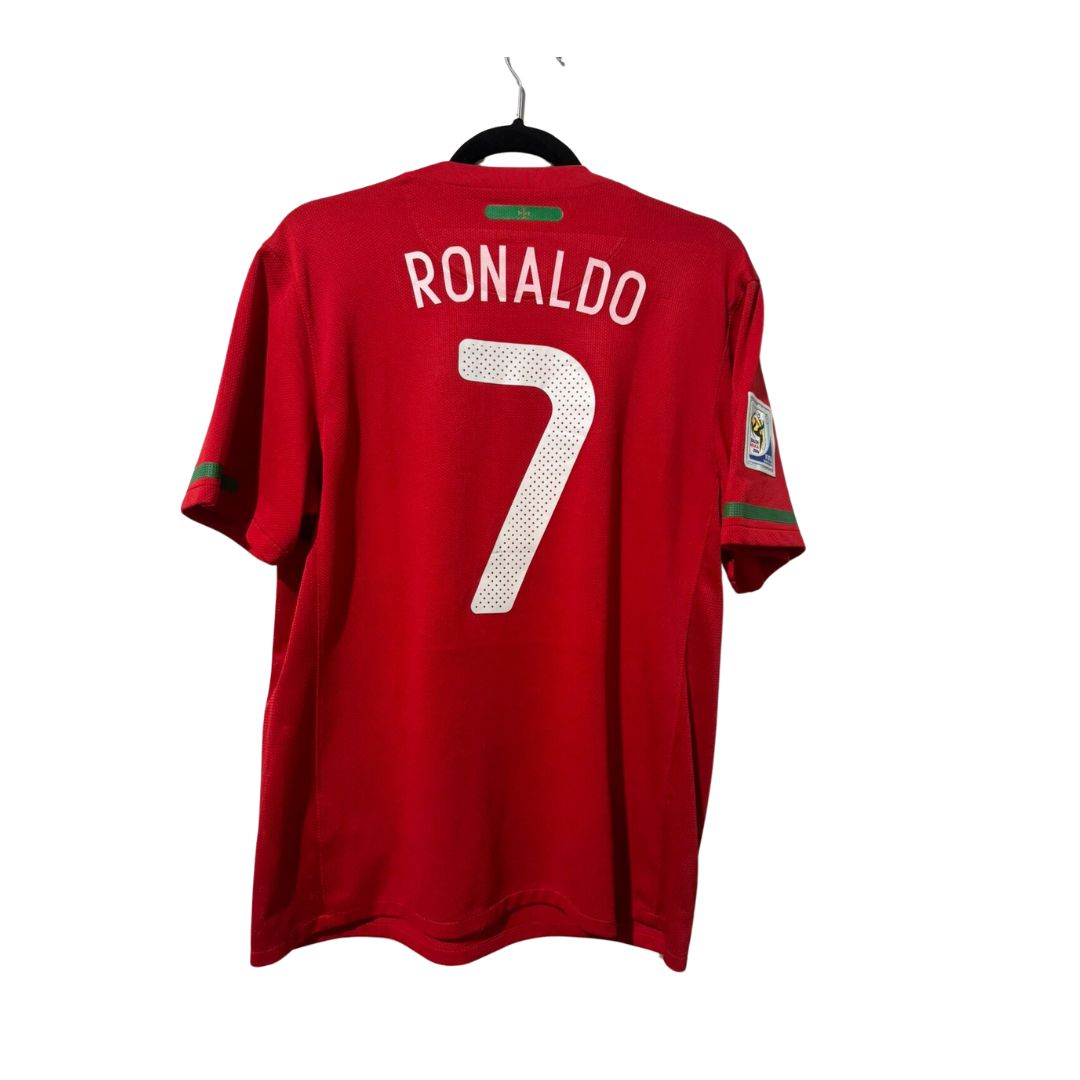 Camisa Retrô Portugal I Cristiano Ronaldo #7 2010 - Torcedor Masculina - Vermelho