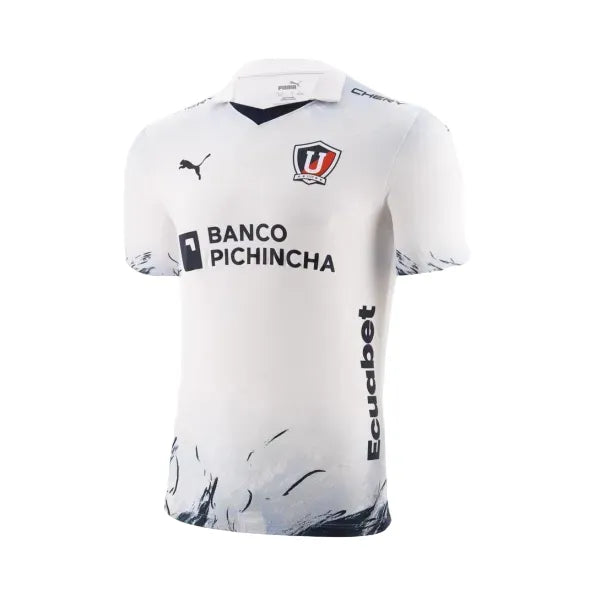 Camisa LDU I (Home) 23/24 - Torcedor Masculina - Branco - Manto Elegante