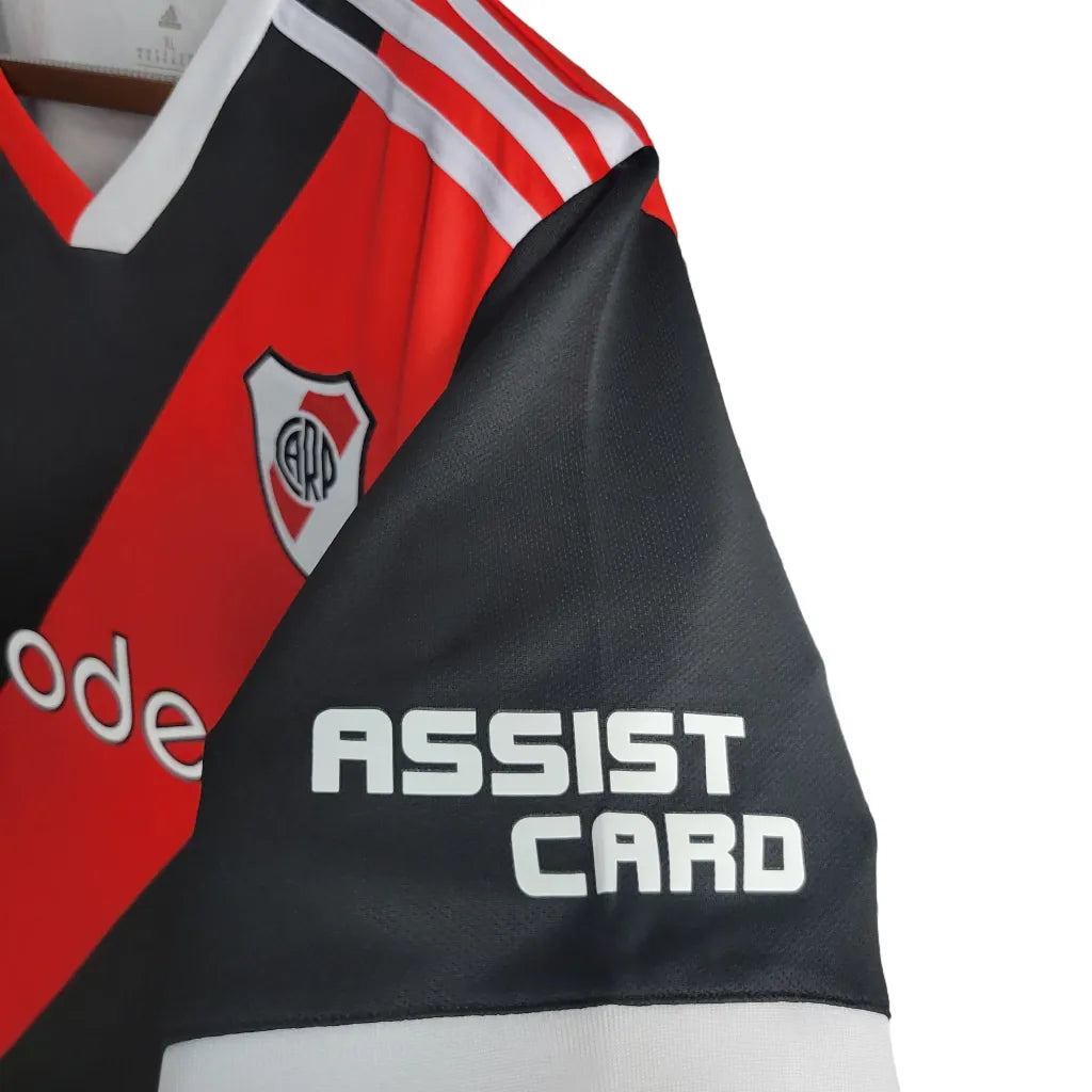 Camisa River Plate III (Third) 23/24 - Torcedor Masculina - Preto e Vermelho - Manto Elegante