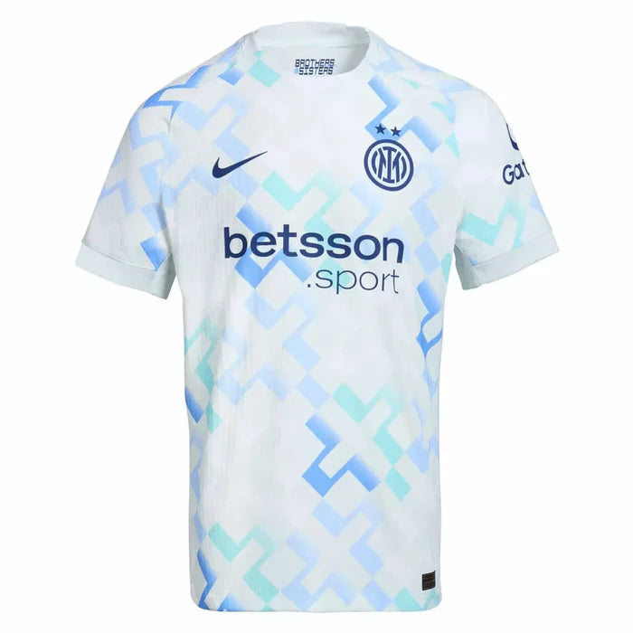 Camisa Inter de Milão II (Away) 25/26 - Torcedor Masculina - Branco e Azul