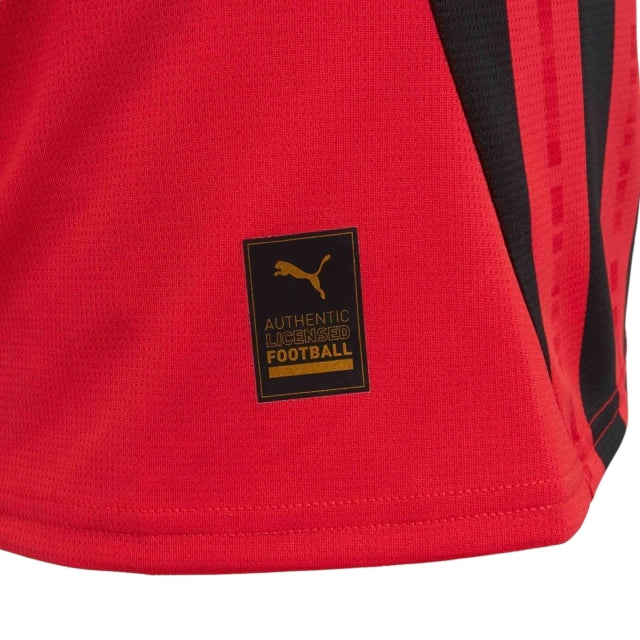 Camisa Milan I (Home) 24/25 - Torcedor Masculina - Vermelho e Preto