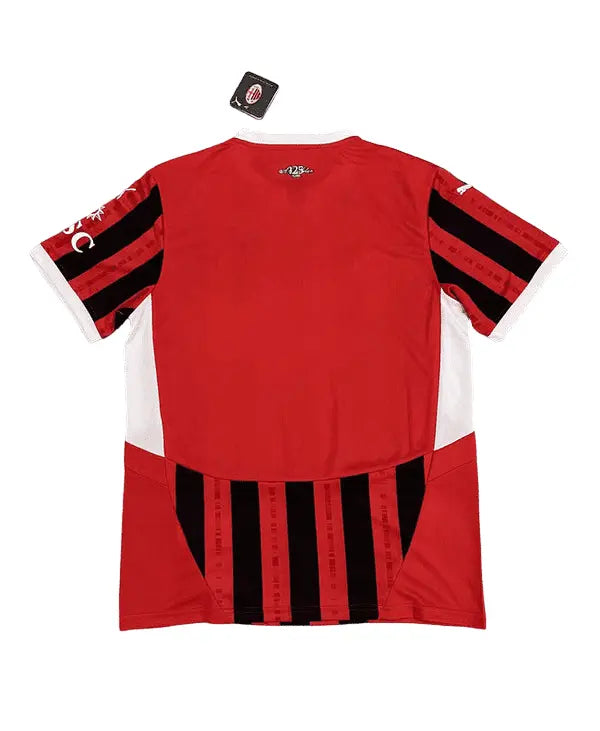 Camisa Milan I (Home) 24/25 - Torcedor Masculina - Vermelho e Preto