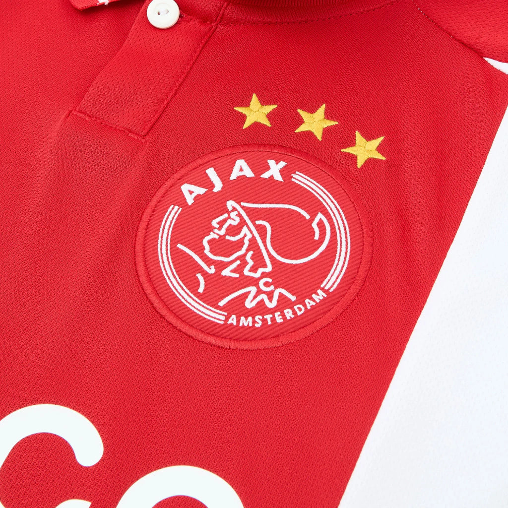 Camisa Ajax I (Home) 24/25 - Torcedor Masculina - Vermelho e Branco