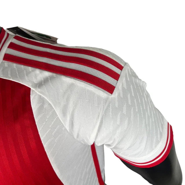 Camisa Ajax I (Home) 23/24 - Jogador Masculina - Branco e Vermelho - Manto Elegante