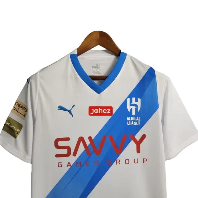 Camisa Al-Hilal II (Away) 23/24 - Torcedor Masculina - Branco - Manto Elegante