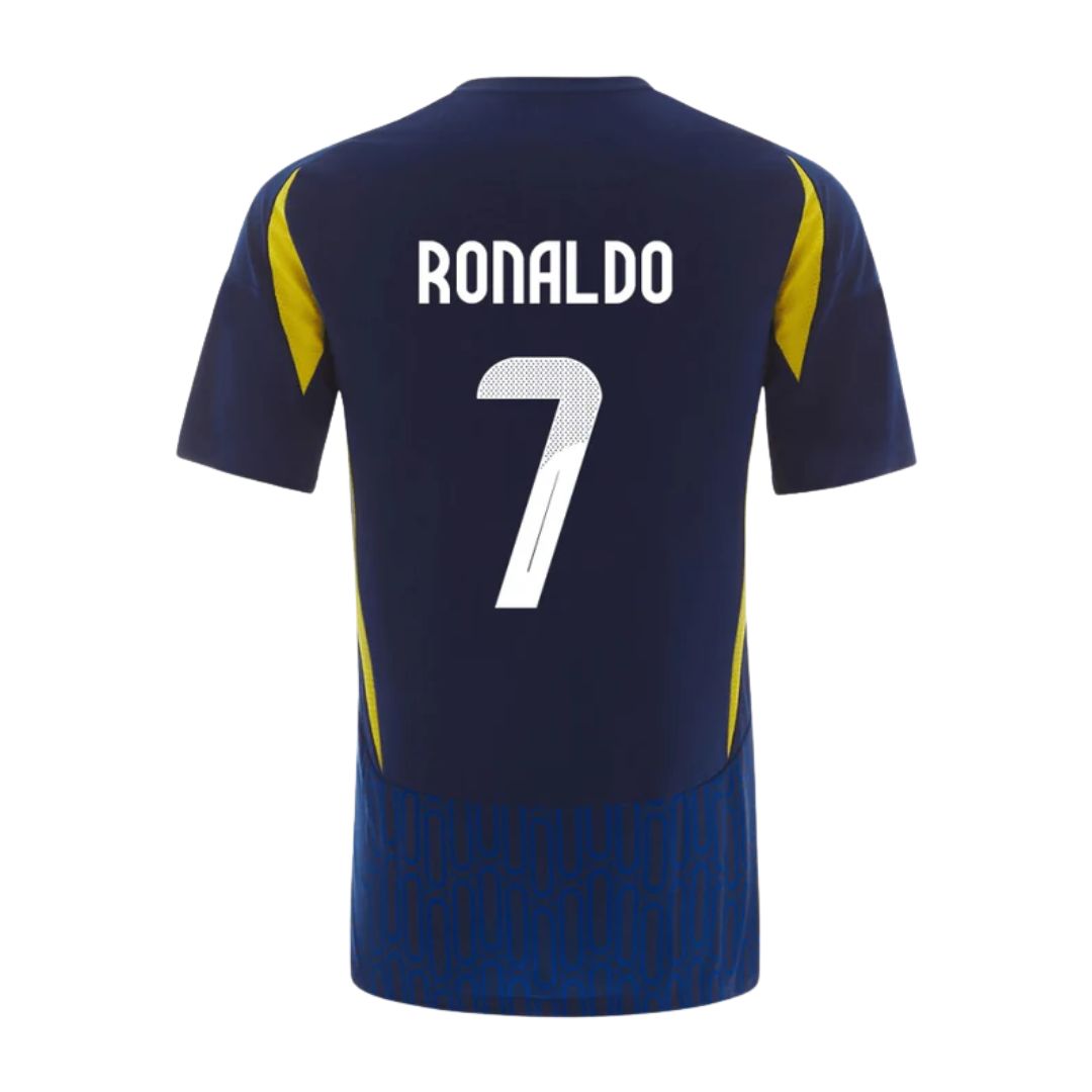 Camisa Al Nassr II Cristiano Ronaldo #7 2024 - Torcedor Masculina - Azul