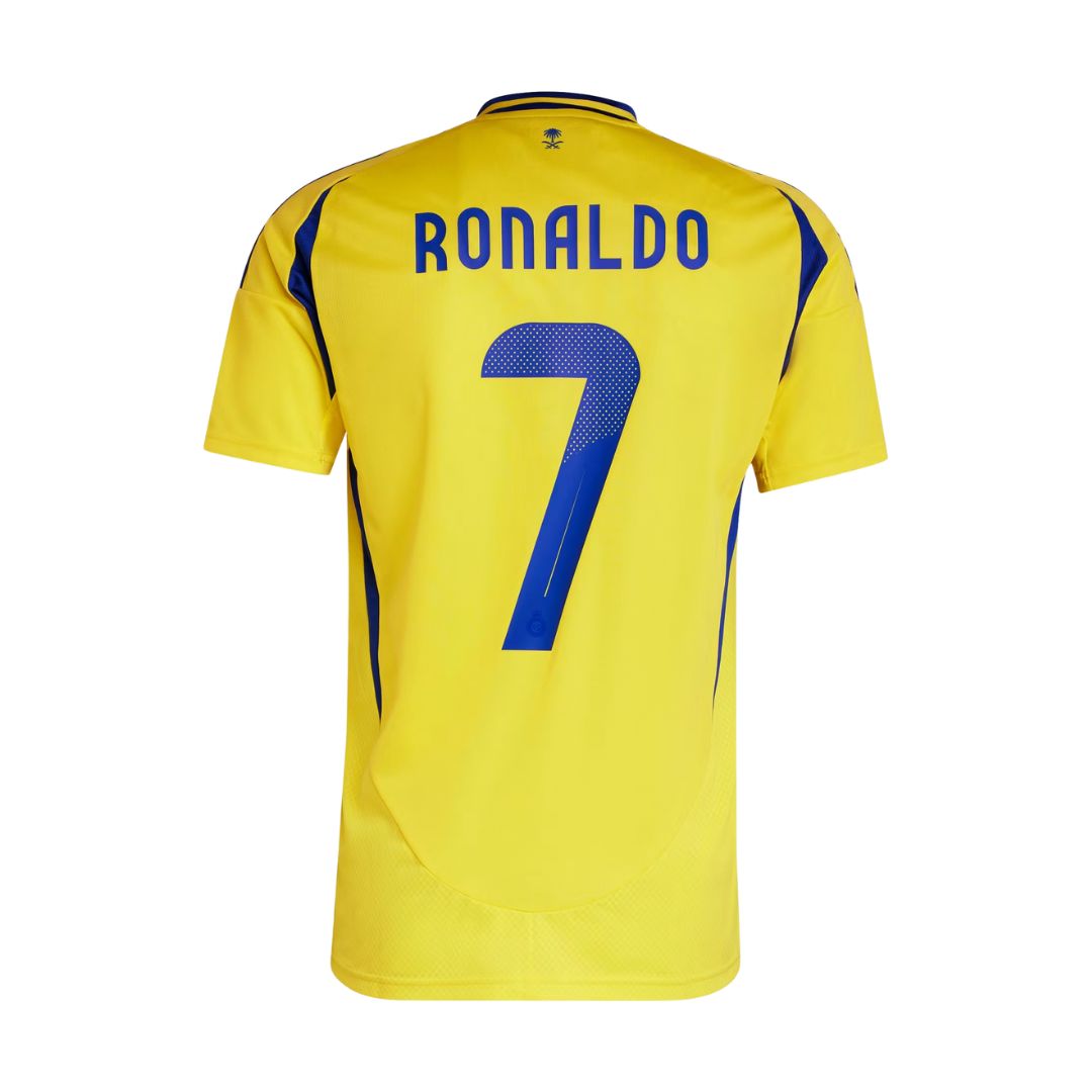 Camisa Al Nassr I Cristiano Ronaldo #7 2024 - Torcedor Masculina - Amarelo