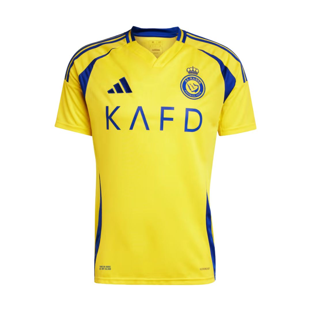 Camisa Al Nassr I Cristiano Ronaldo #7 2024 - Torcedor Masculina - Amarelo