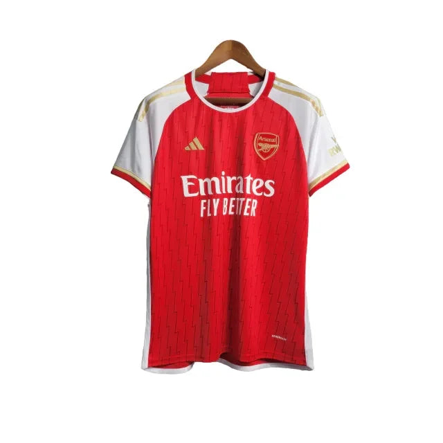 Camisa Arsenal I (Home) 23/24 - Torcedor Masculina - Vermelho - Manto Elegante