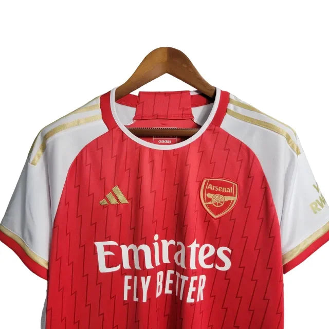 Camisa Arsenal I (Home) 23/24 - Torcedor Masculina - Vermelho - Manto Elegante