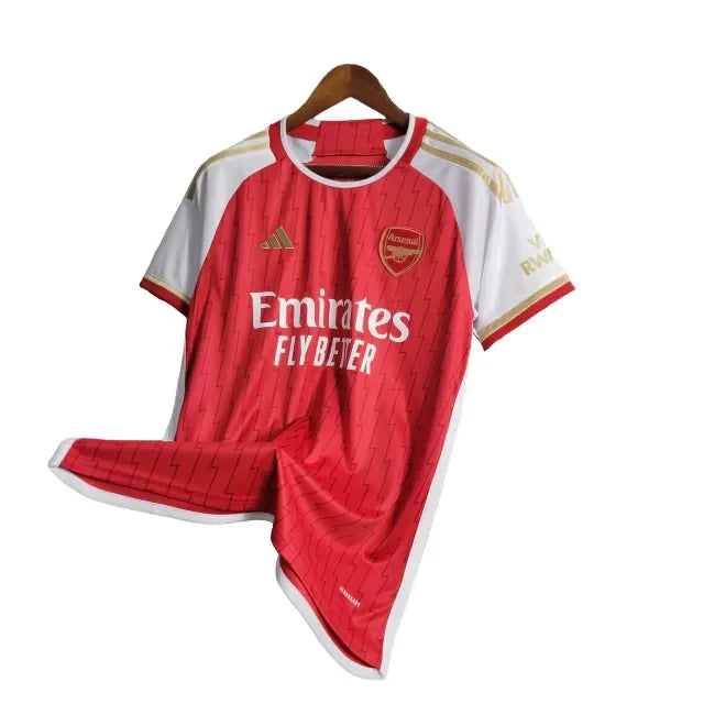 Camisa Arsenal I (Home) 23/24 - Torcedor Masculina - Vermelho - Manto Elegante