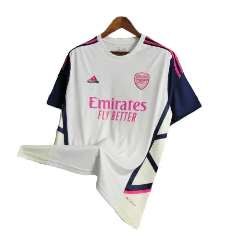 Camisa de Treino Arsenal 23/24 - Torcedor Masculina - Branco - Manto Elegante