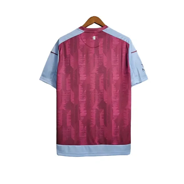 Camisa Aston Villa I (Home) 23/24 - Torcedor Masculina - Vinho - Manto Elegante