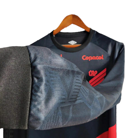 Camisa Manga Longa Athletico Paranaense III 23/24 - Torcedor Masculina - Preto - Manto Elegante