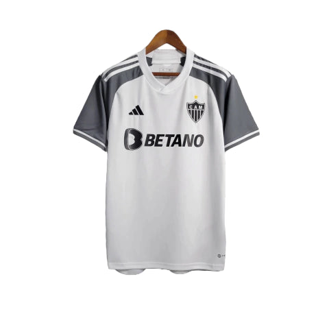 Camisa Atlético Mineiro II 23/24 - Torcedor Masculina - Branco e Cinza