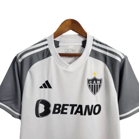 Camisa Atlético Mineiro II 23/24 - Torcedor Masculina - Branco e Cinza