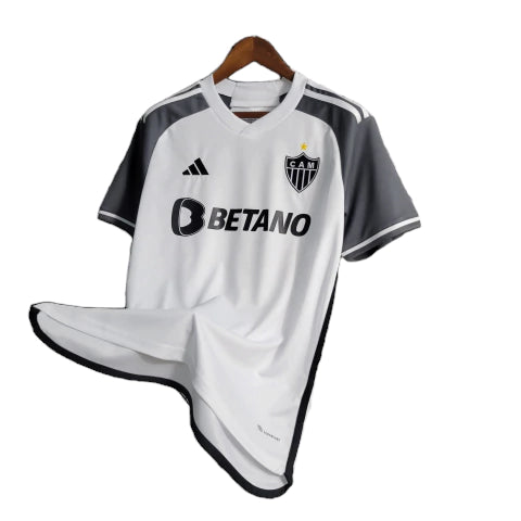 Camisa Atlético Mineiro II 23/24 - Torcedor Masculina - Branco e Cinza