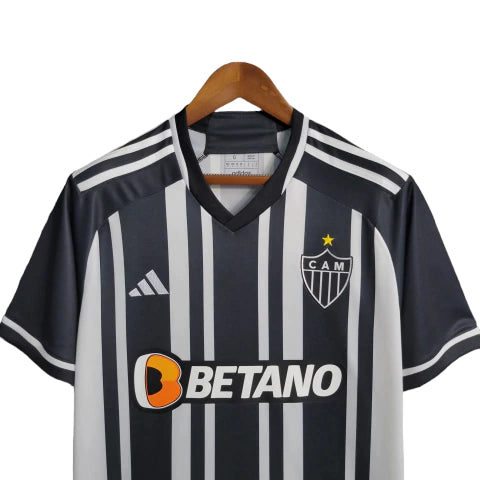Camisa Atlético Mineiro I 23/24 - Torcedor Masculina - Preto e Branco