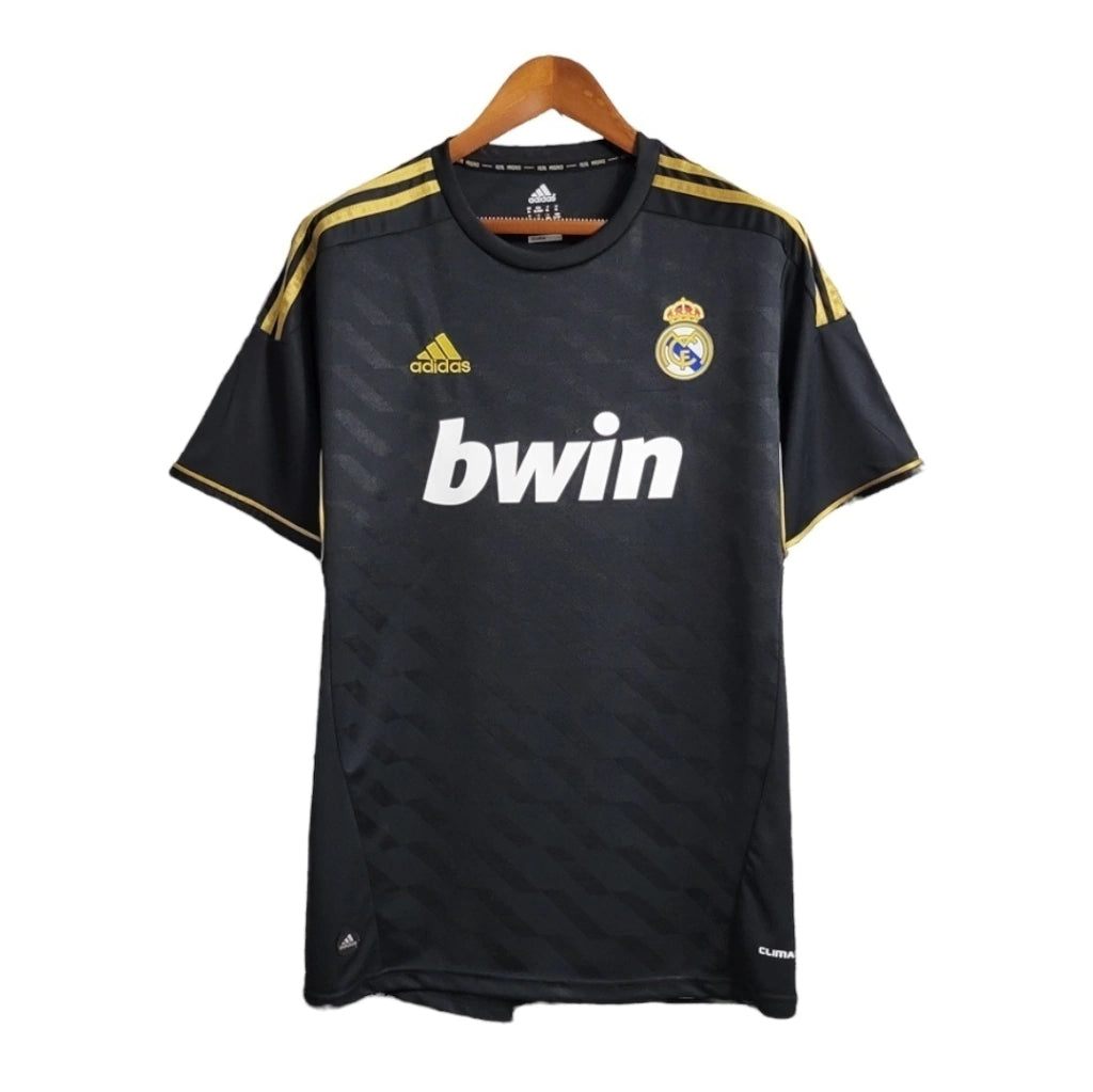 Camisa Retrô Real Madrid II Cristiano Ronaldo #7 2011 - Torcedor Masculina - Preto