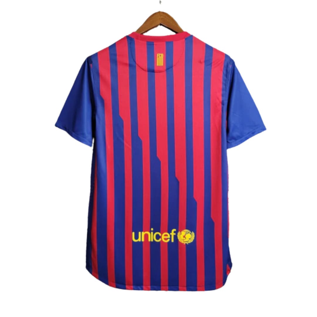 Camisa Retrô Barcelona I (Home) 2011 - Torcedor Masculina - Vermelho e Azul