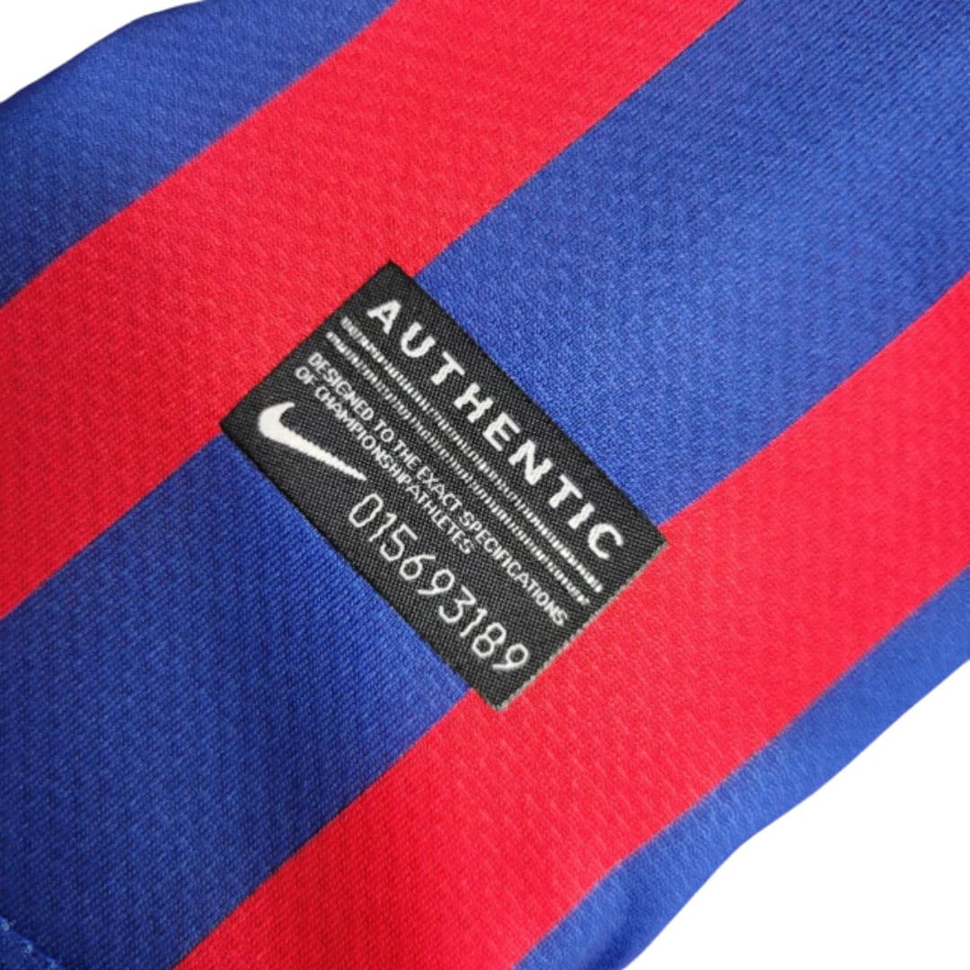 Camisa Retrô Barcelona I (Home) 2011 - Torcedor Masculina - Vermelho e Azul