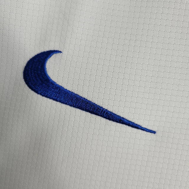 Camisa Manga Longa Barcelona II (Away) 23/24 - Torcedor Masculina - Branco - Manto Elegante