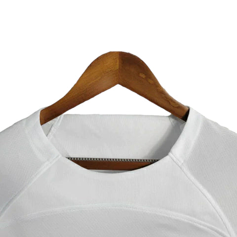 Camisa Manga Longa Barcelona II (Away) 23/24 - Torcedor Masculina - Branco - Manto Elegante