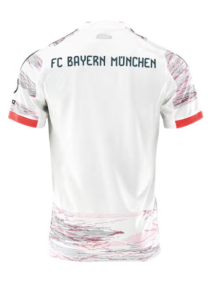 Camisa Bayern de Munique II (Away) 25/26 - Torcedor Masculina - Branco e Cinza