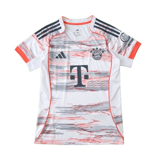 Camisa Bayern de Munique II (Away) 25/26 - Torcedor Masculina - Branco e Cinza