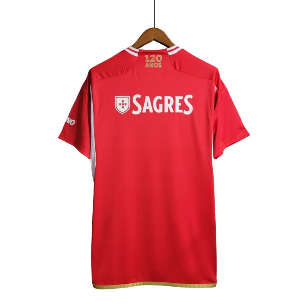 Camisa Benfica I (Home) 23/24 - Torcedor Masculina - Vermelho - Manto Elegante